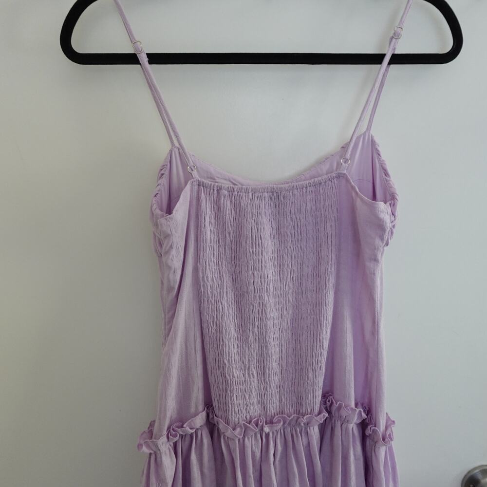 Peppermayo Jacinda Drop Waist Maxi Dress Lavender 4 Wedding Guest Cottagecore - Picture 15 of 16